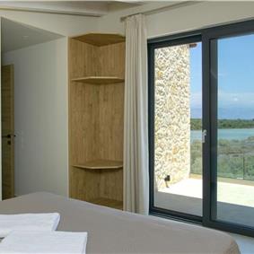  3 bedroom stone villa with pool & seaview, near Acharavi, sleeps 6